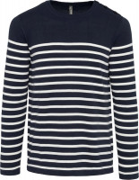 Striped Marine / Off Weiß