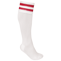 White / Sporty Red